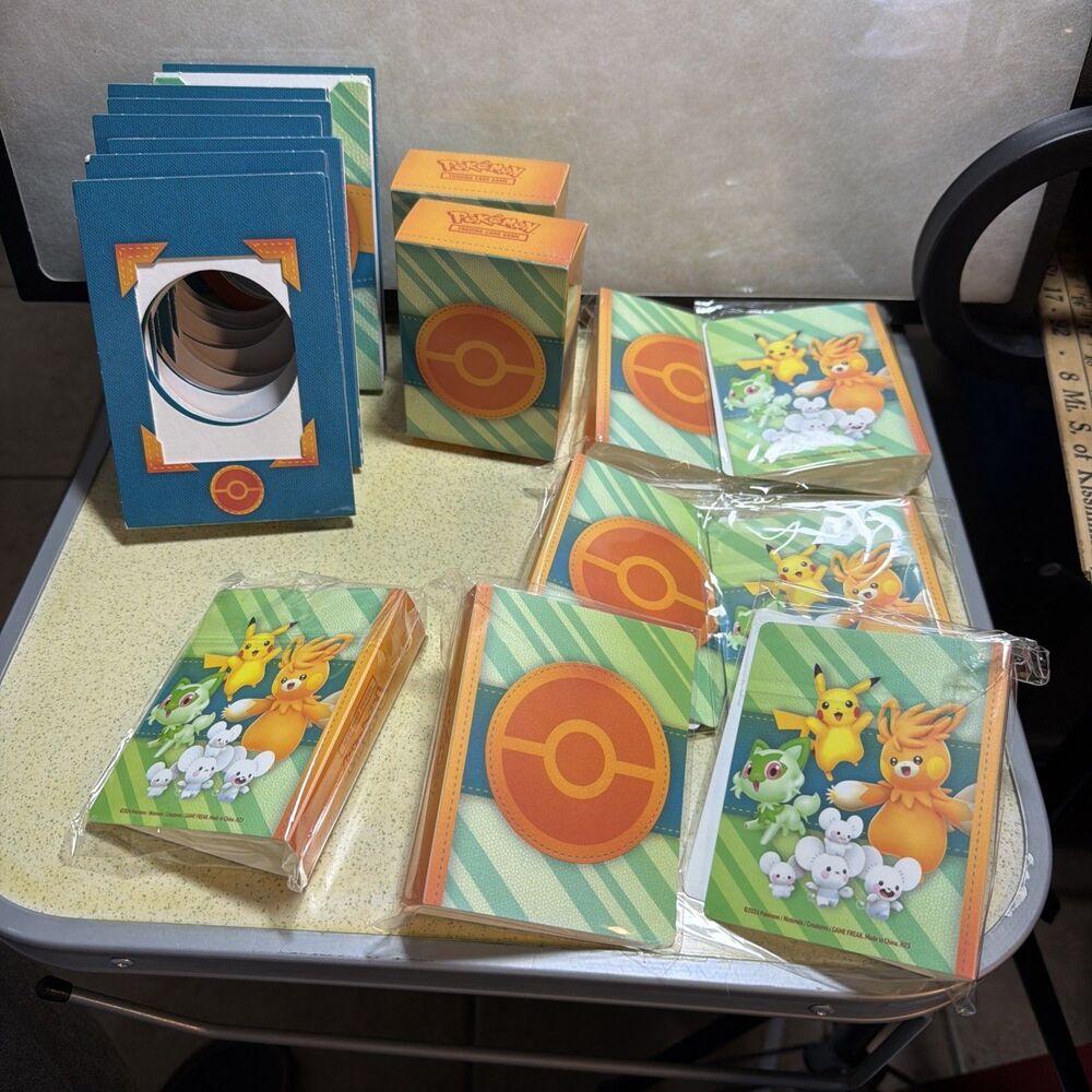 Pokémon Mini Folders Boxes and Frames Lot